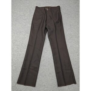 Espuela De Oro Pants Mens 33x33 Brown Polyester 5 Pocket Workwear Straight Leg